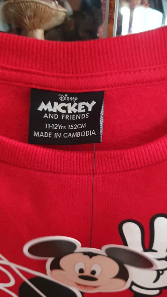 Sweat Disney Mickey taille 11-12 ans - photo numéro 4