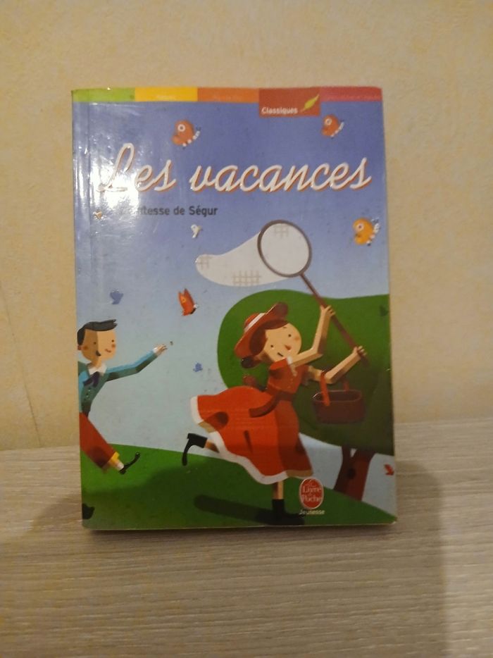 Livre enfant les vacances