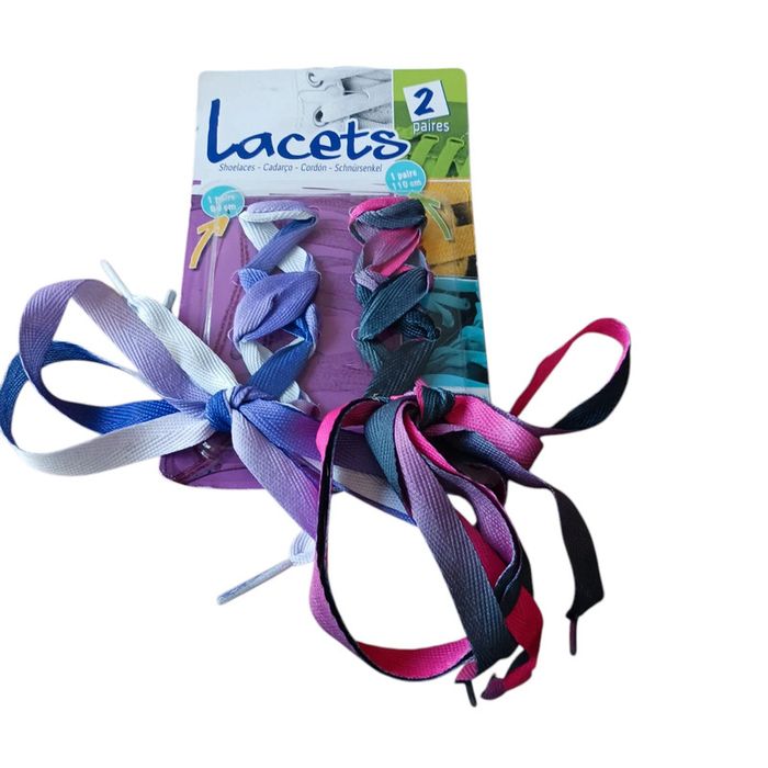 Lot de 12 paires de lacets soit 6 paquets - photo numéro 3