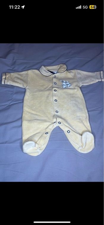 Pyjama 1 pièce naissance 50cm