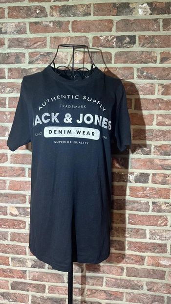 T-shirt noir Jack and Jones Taille S / 36
