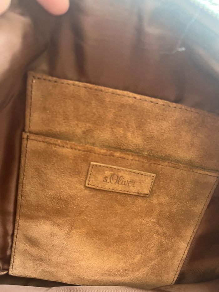 Sac marron effet velours S. Oliver – Grand format – Petit prix - photo numéro 6