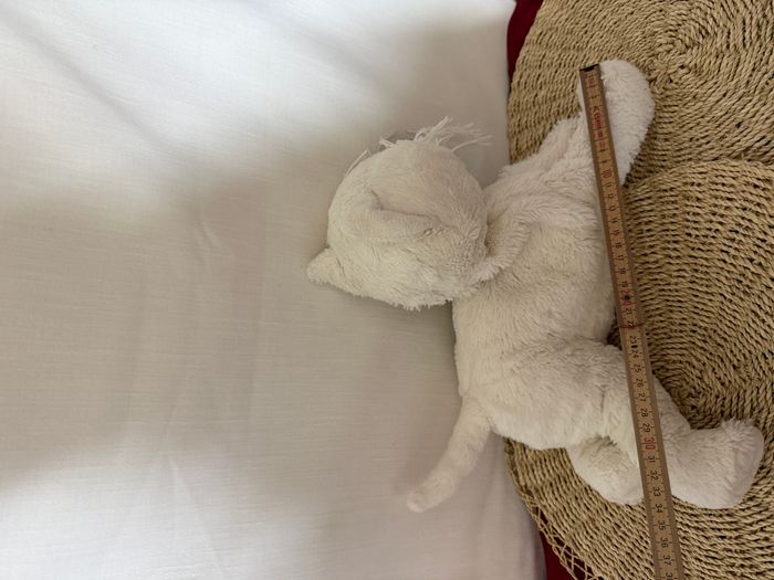 IKEA. Doudou peluche CHIEN blanc - photo numéro 5