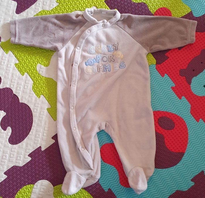 Pyjama velours 3 mois