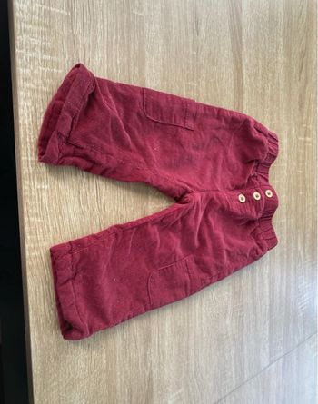 Pantalon velours mots d’enfants 