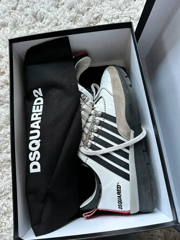 Basket dsquared2 blanche - photo numéro 13
