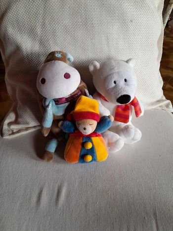 Kaloo lot de 3 peluches