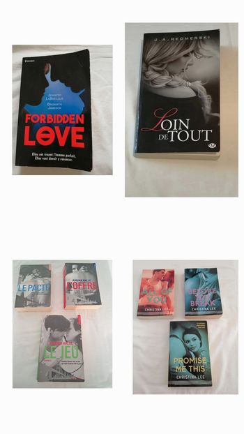 Lot livres New romance