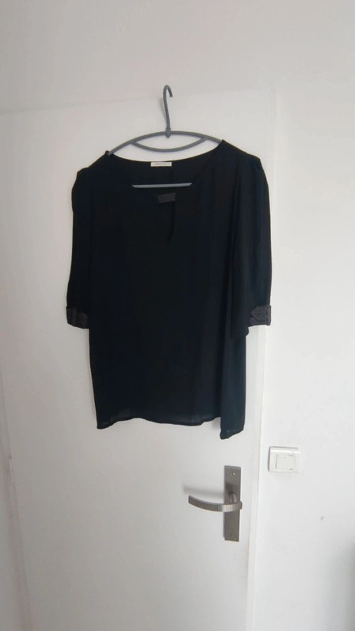 Blouse femme noir taille 42 Promod - photo numéro 7