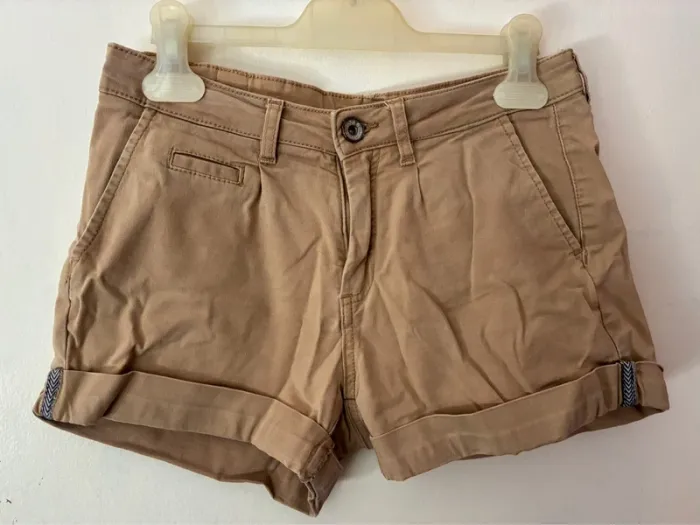 Short jeans marron clair, 34, Only. - photo numéro 2