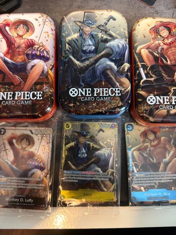Lot de 3 cartes promos One Pièce OP13