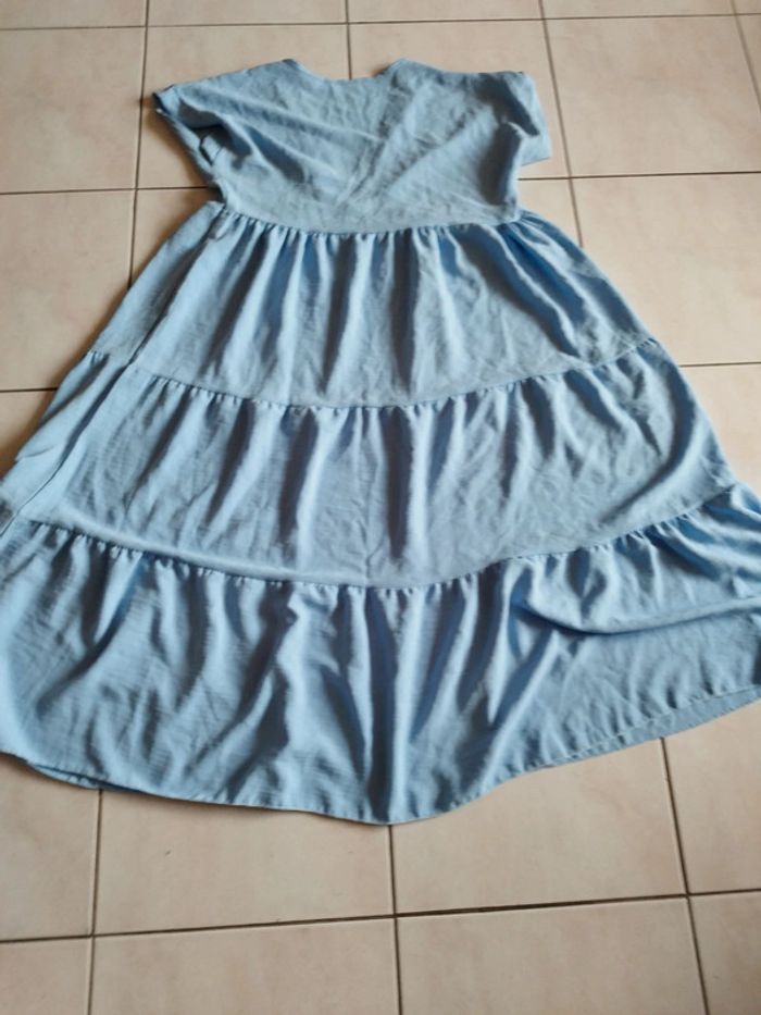 Robe taille unique longue Bleu ciel - photo numéro 6
