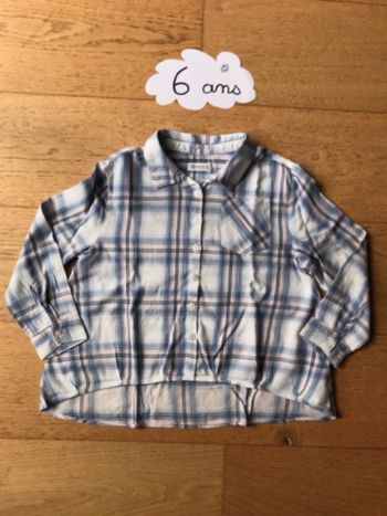 Chemise à carreaux esprit bouffon orchestra 6 ans