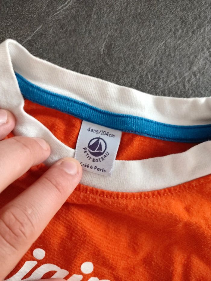 Tee Shirt petit bateau 4 ans - photo numéro 4