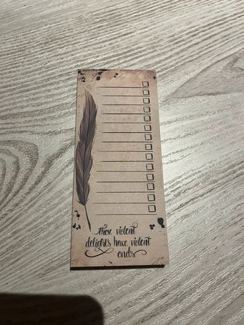 Listpad Romeo and Juliet