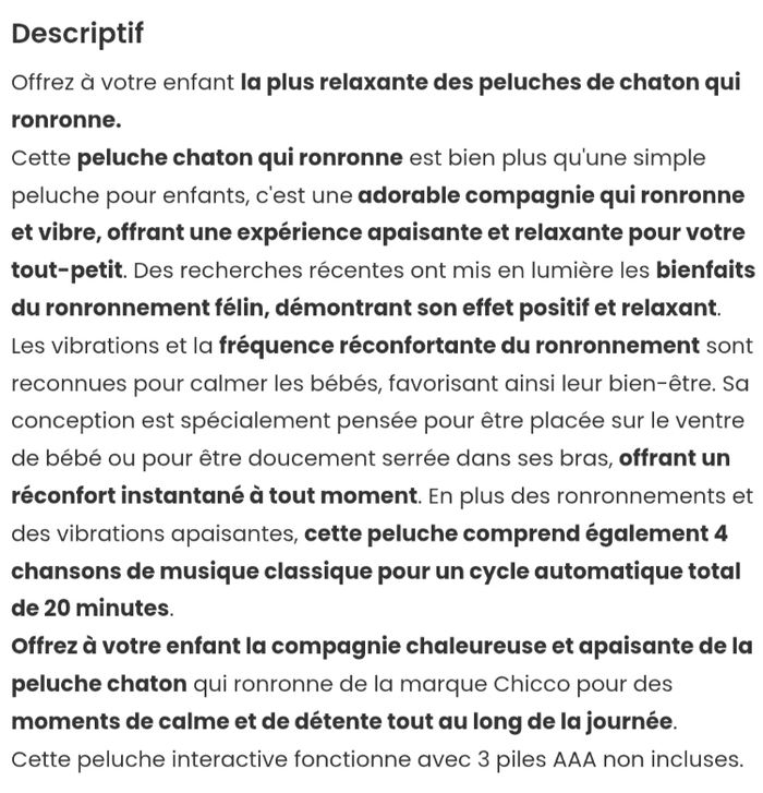 Veilleuse chaton chicco - photo numéro 6