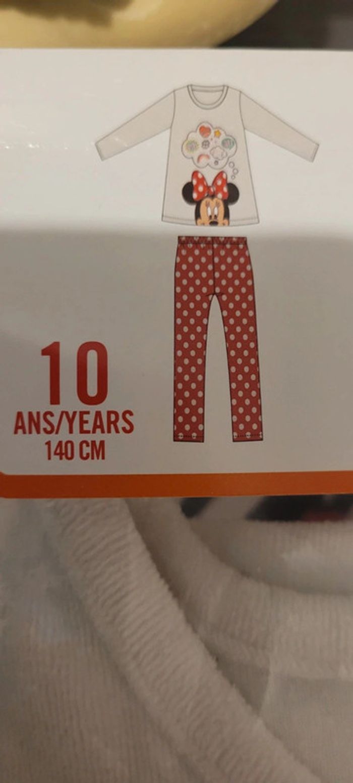 Pyjama velours Minnie Orchestra 10 ans