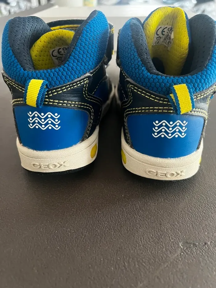 Geox J7447A- Gregg- Navy/lime- Basket montante - photo numéro 3