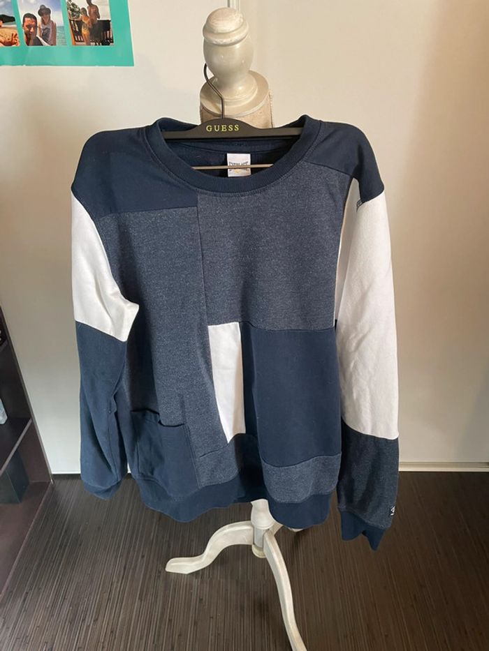 Sweat bleu et blanc Everlast TS - photo numéro 2