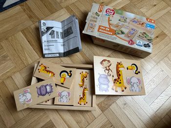 Jeu de dominos en bois