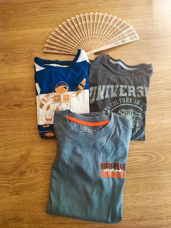 Lot de 3 t-shirts manches longues taille 10 ans