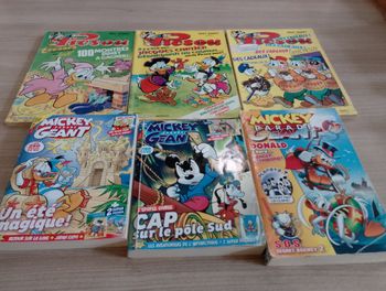 Lot d 3 Picsou magazine et 3 Mickey parade(10)