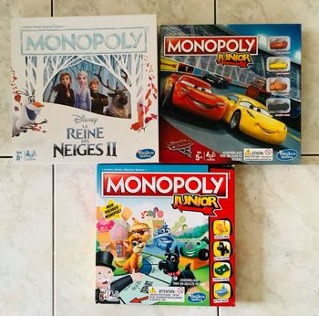 Lot de jeux de société Monopoly