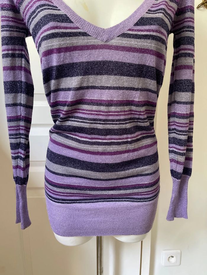 Robe/ pull à rayures - photo numéro 6