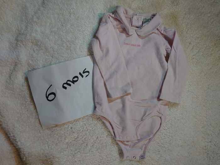 2 bodies manche longue 6 mois