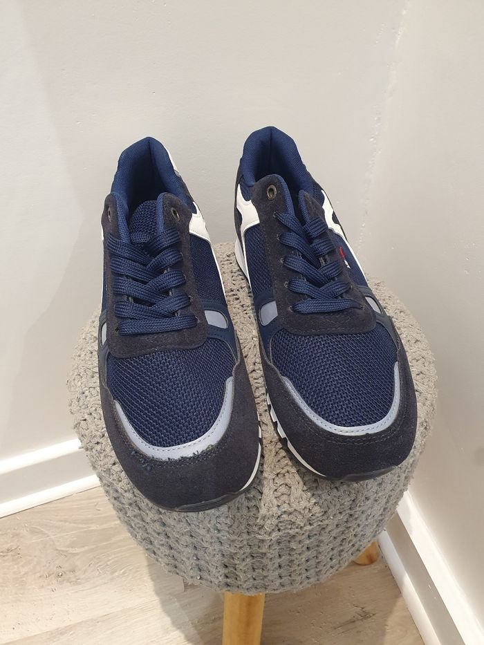 Chaussures baskets bleu marine Paris Pointure 40 - photo numéro 3