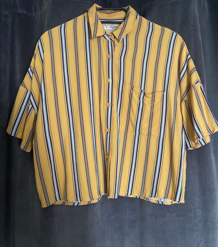 Chemisier manches courtes oversize