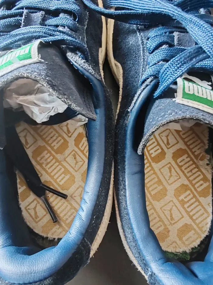 Baskets Puma Suede Classic bleu marine/blanc – Taille 37 Femme - photo numéro 6