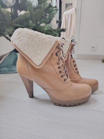 Bottines fausse fourrure