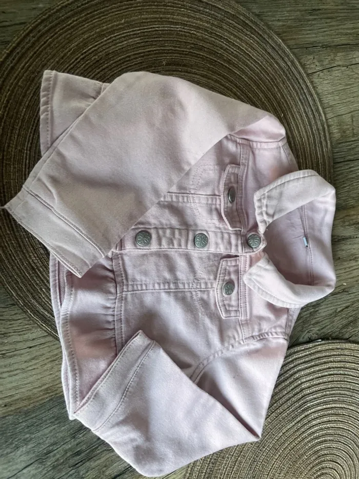 Veste en jean fille 23 mois
