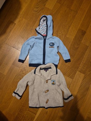 Lot de 2 gilets sergent major 6 mois