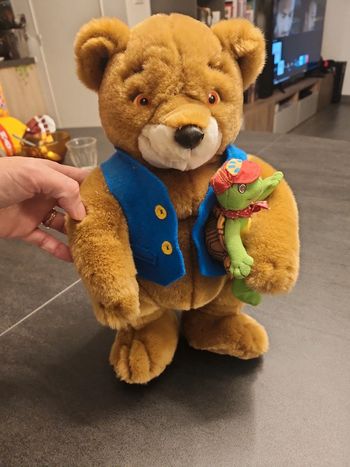 Ours Martin avec doudou franklin