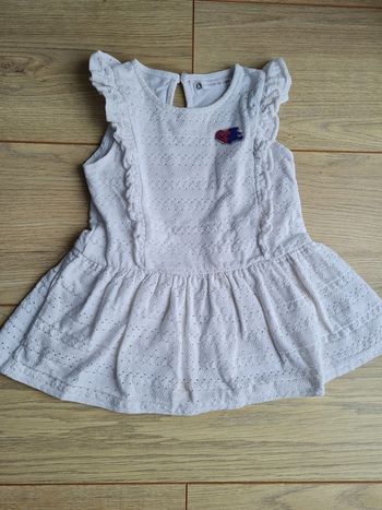 robe blanche lulu castagnette 18 mois