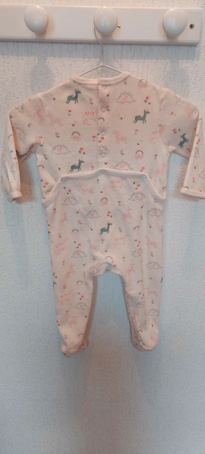 Joli lot bébé fille 18 m Grain de blé Kiabi grenouillères body gilet pantalon très bon état - photo numéro 19