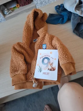 Veste polaire ourson