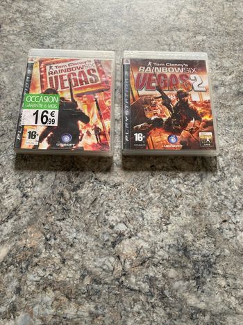 rainbow six vegas + rainbow six vegas 2 ps3
