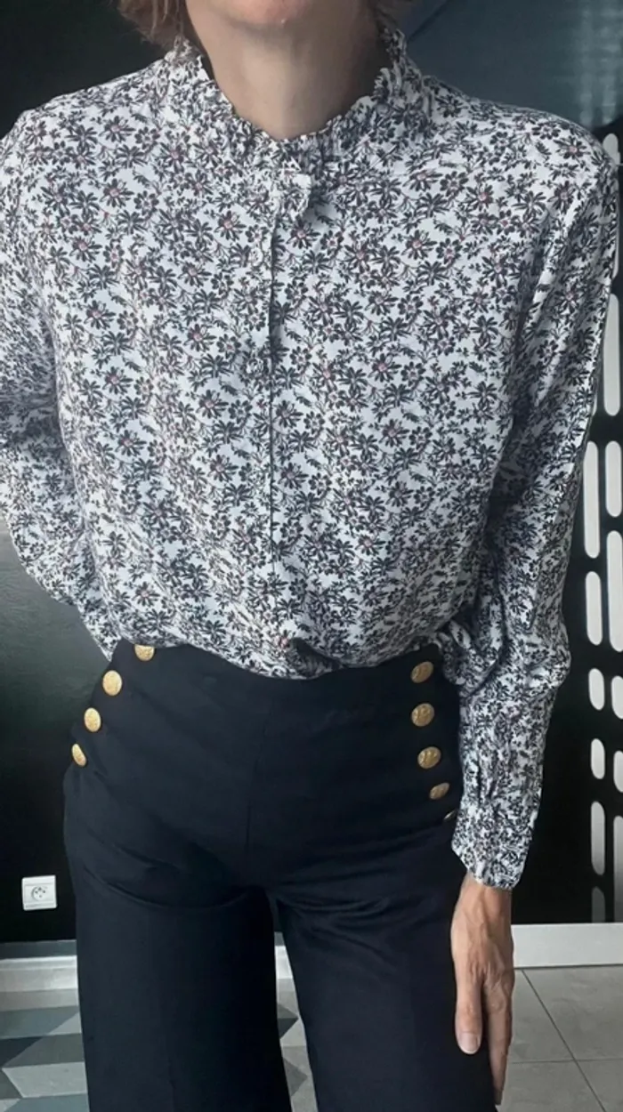 Chemise col fronces - photo numéro 4