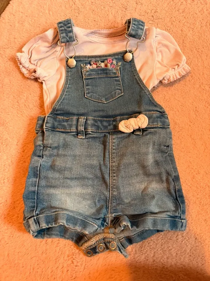 Salopette short