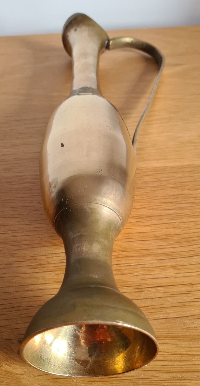 Vase en laiton 30 cm - photo numéro 3