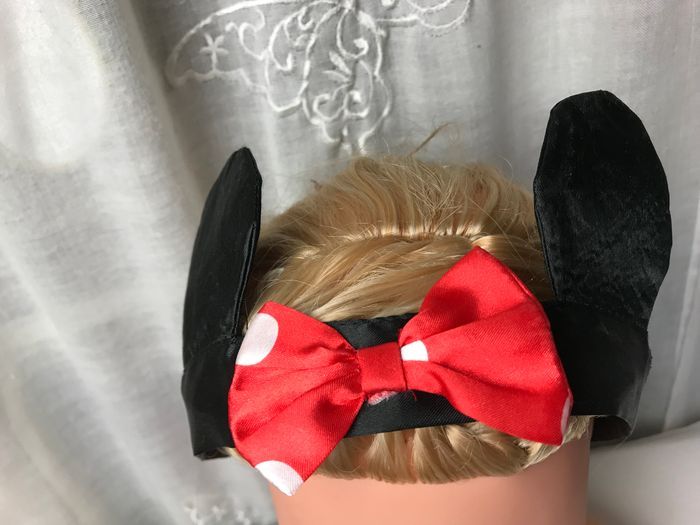 Serre tête tissus Minnie - photo numéro 2