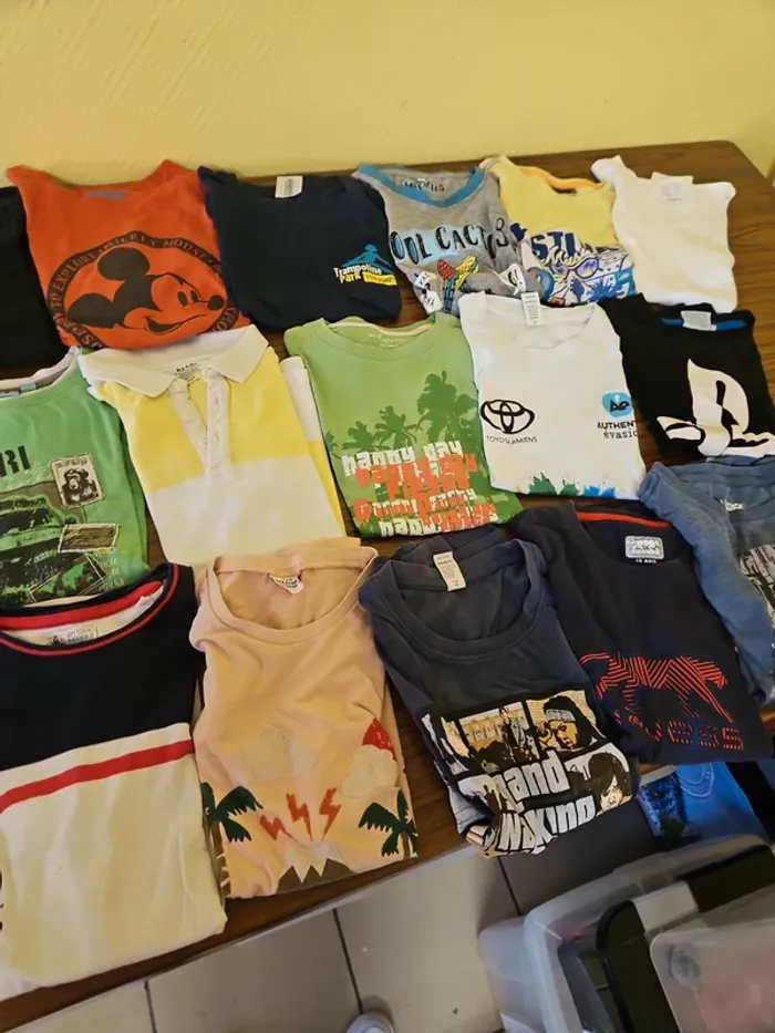 Lot tee shirt garçon - photo numéro 3