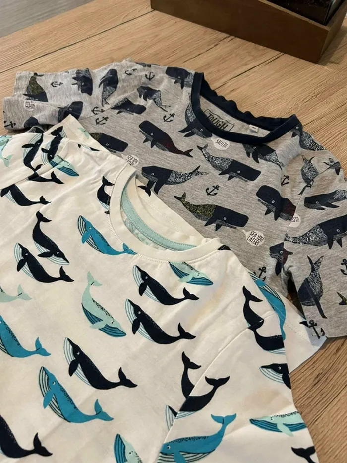 Lot de 2 T-shirts garçon – Taille 8/10 ans - photo numéro 4