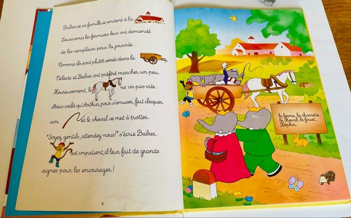 Encyclopédie Babar - Larousse - Babar à la ferme - photo numéro 4