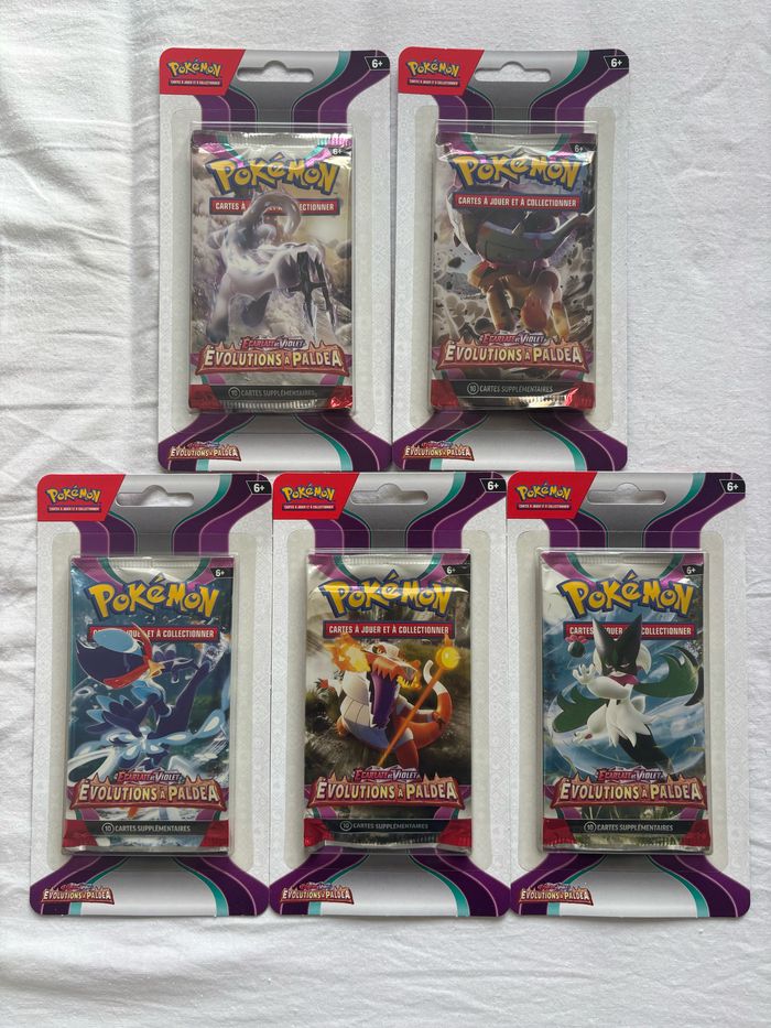 Artset de Blisters boosters EV2