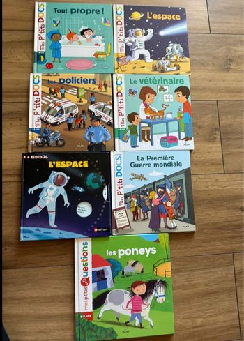 Lot livres mes p’tits docs Nathan