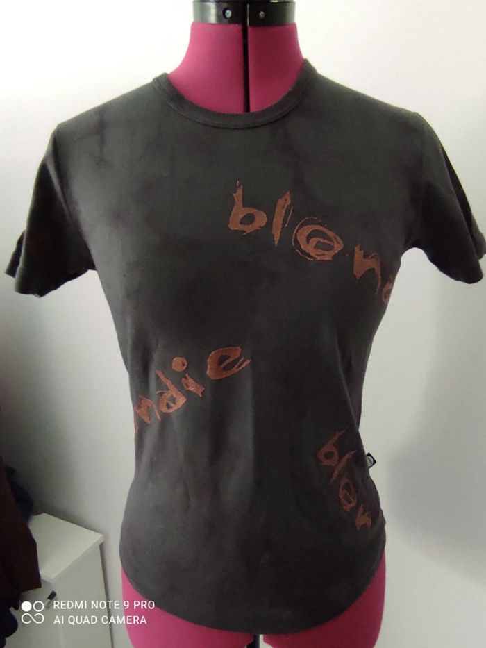 t shirt blondie neuf tM